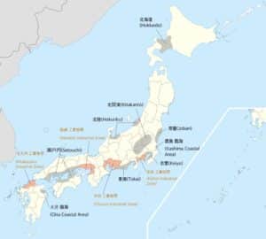 industrial geography of Japan